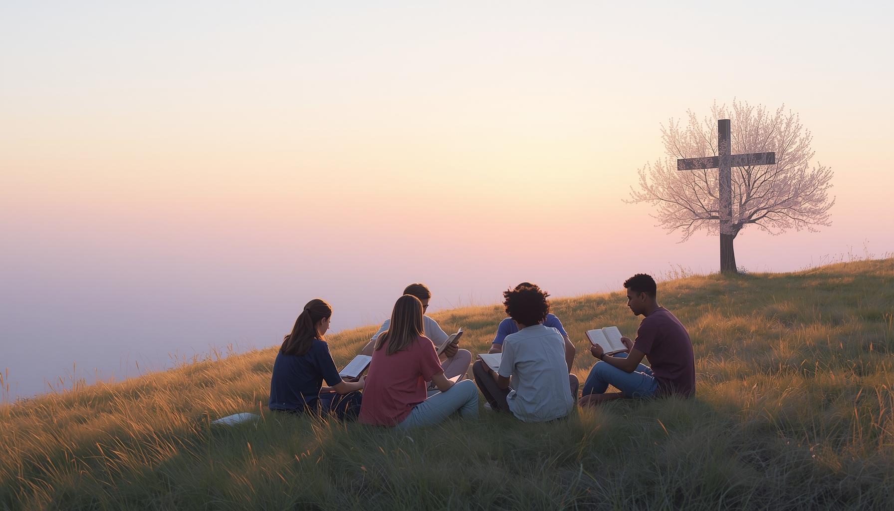 Weekly worship, studies, and peer discipleship